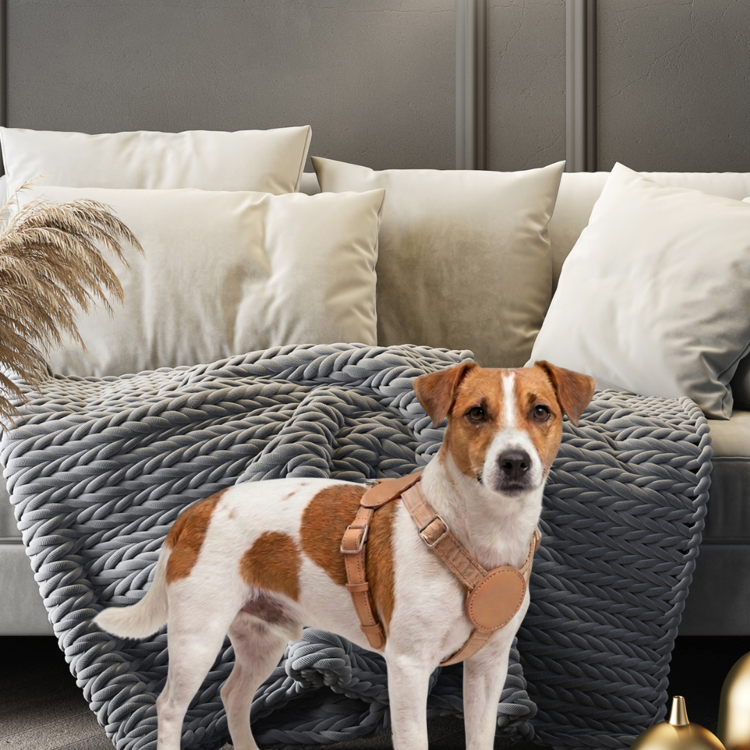 Malucchi Luxus Hundegeschirr PORTOFINO aus Leder & Baumwolle