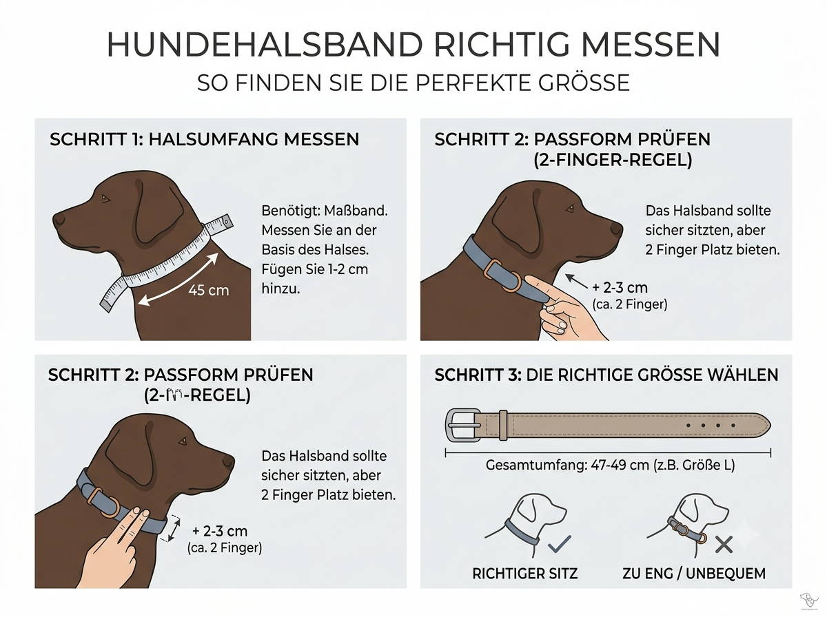 Malucchi Luxus Hundehalsband TREKKER aus Leder & Tau  - 40% Rabatt