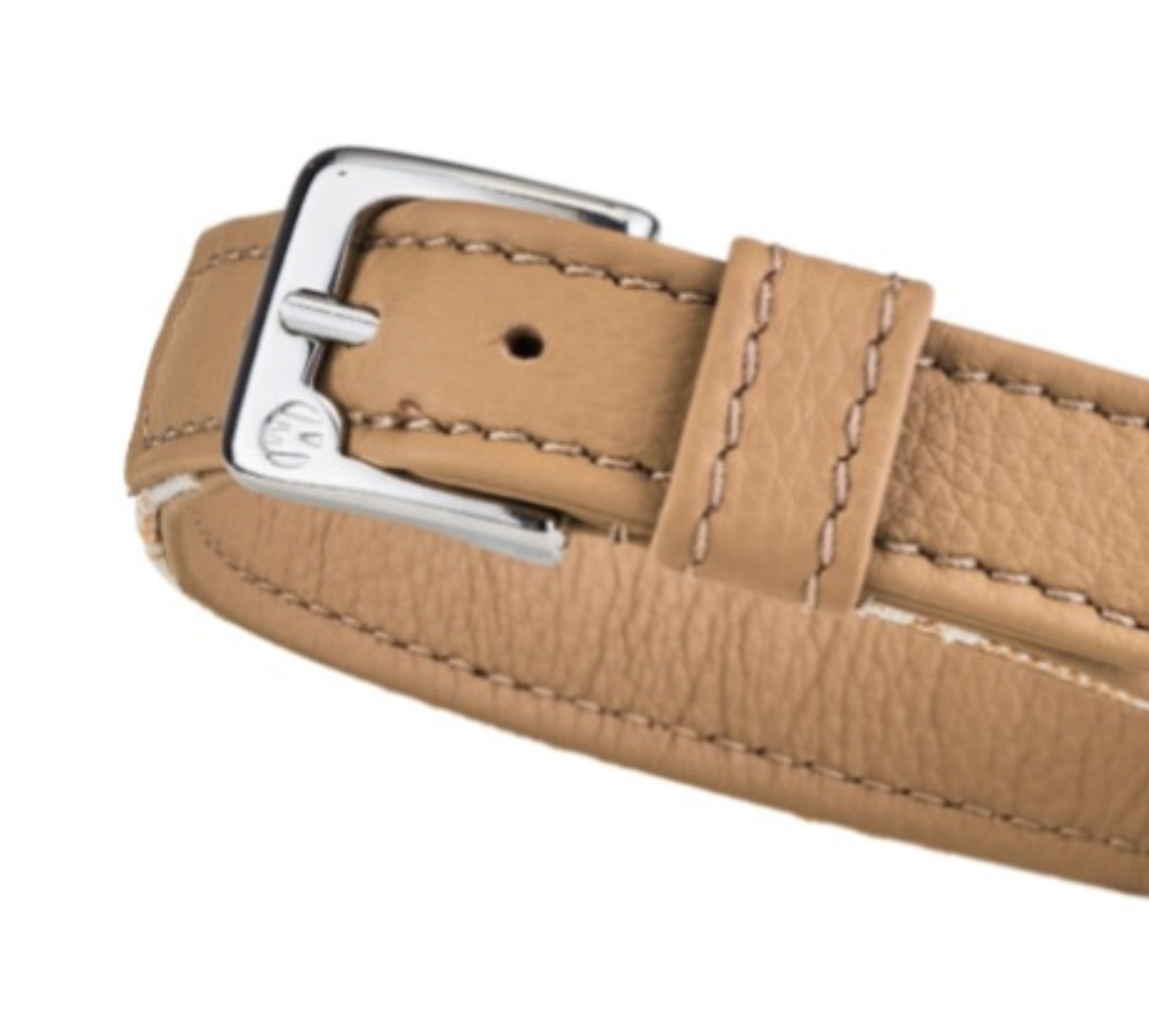 CrazyDogPaul Luxus Hundehalsband PORTOFINO – Mediterraner Vintage-Chic