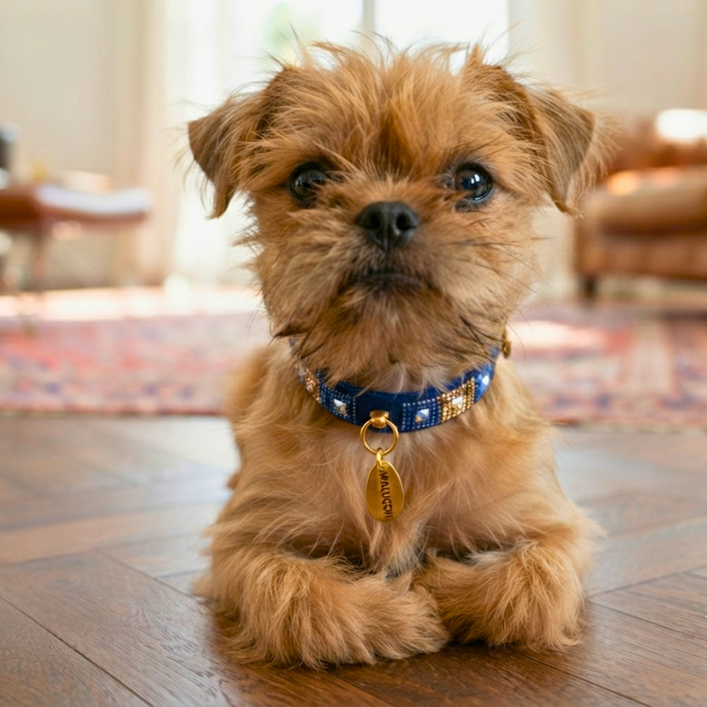 CrazyDogPaul Luxus Hundehalsband AMALFI – Handgefertigt mit Swarovski-Kristallen - 25% Rabatt